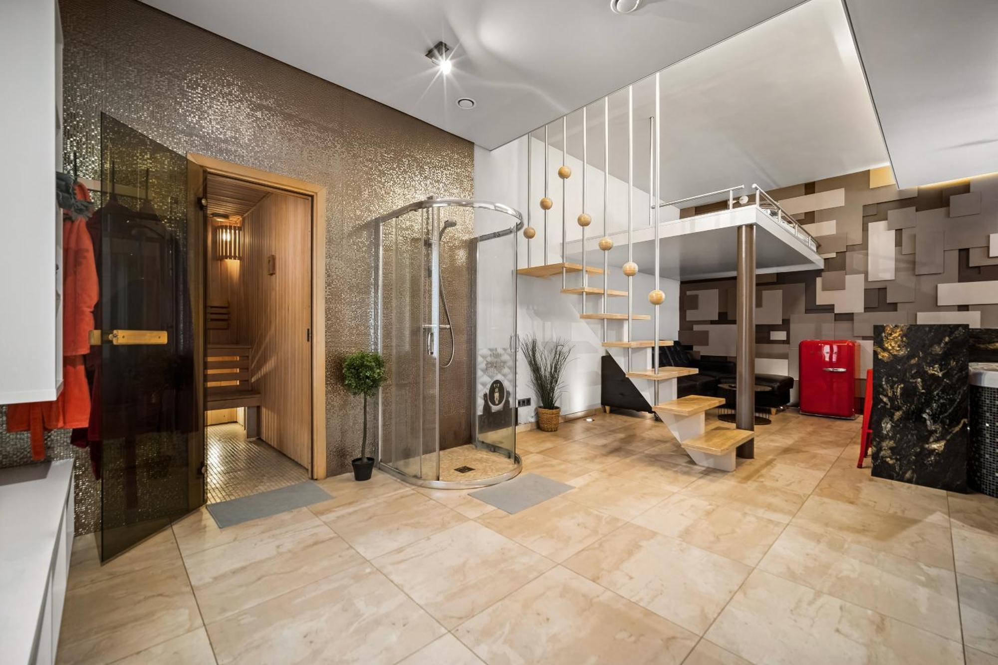 Secret Lounge - Cozy Studio with Sauna and Jacuzzi Wilna Exterior foto